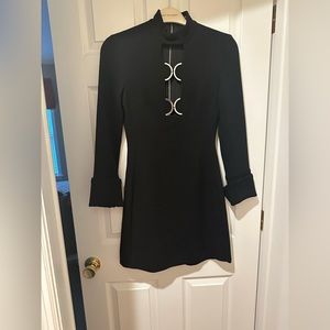 David Koma women’s black cocktail dress. Size 4